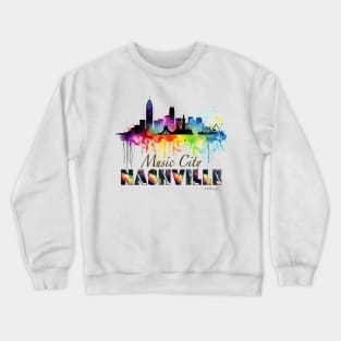 Nashville Music City Crewneck Sweatshirt